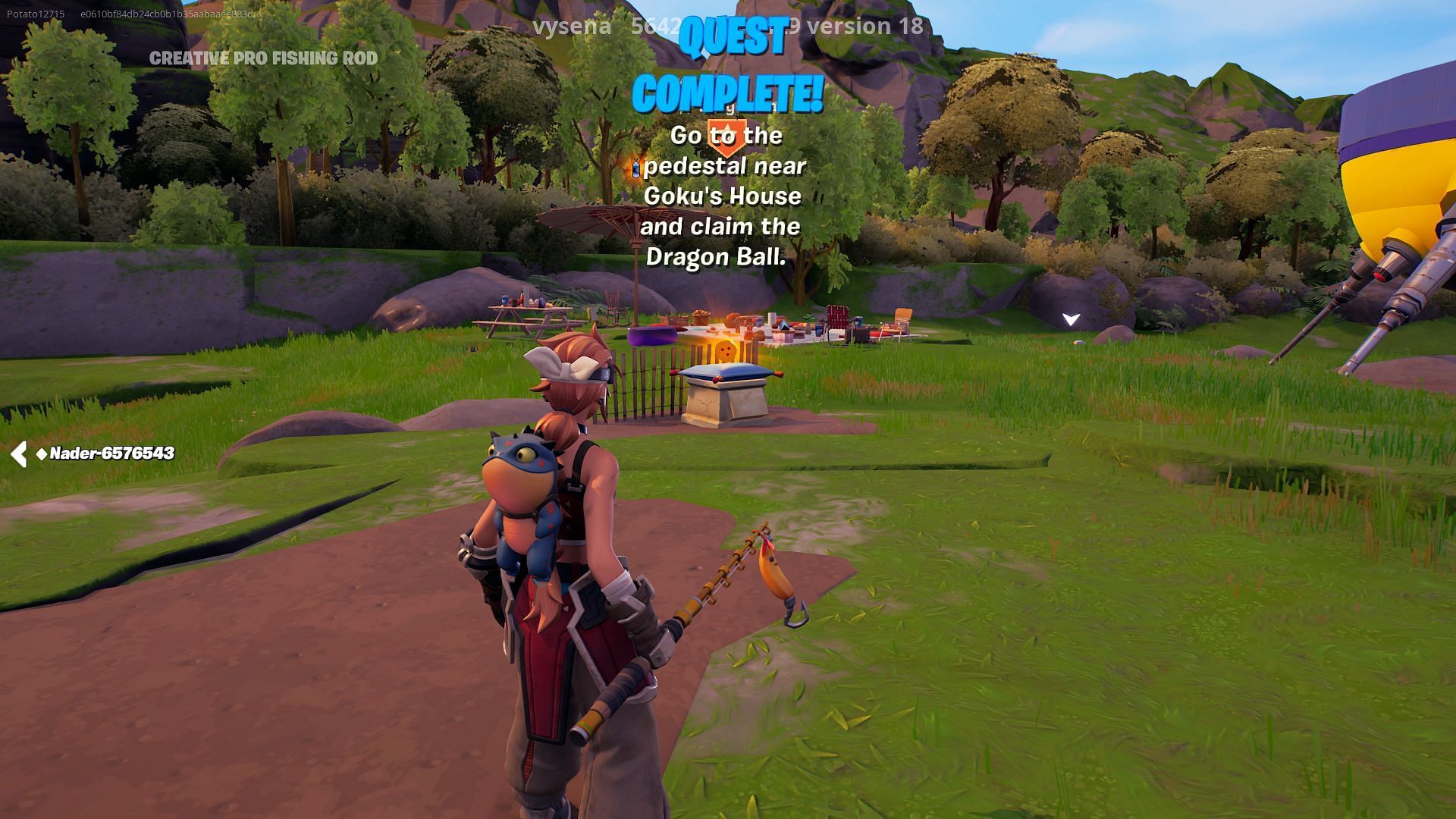 If only we could craft Fish in Fortnite's BR mode (Image via Epic Games/Fortnite)